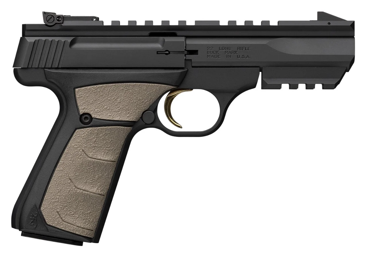 Browning Buck Mark BL FDE 22LR 4 in. – Reliable Rimfire Pistol 6 Browning Buck Mark Black Label FDE, Browning photo