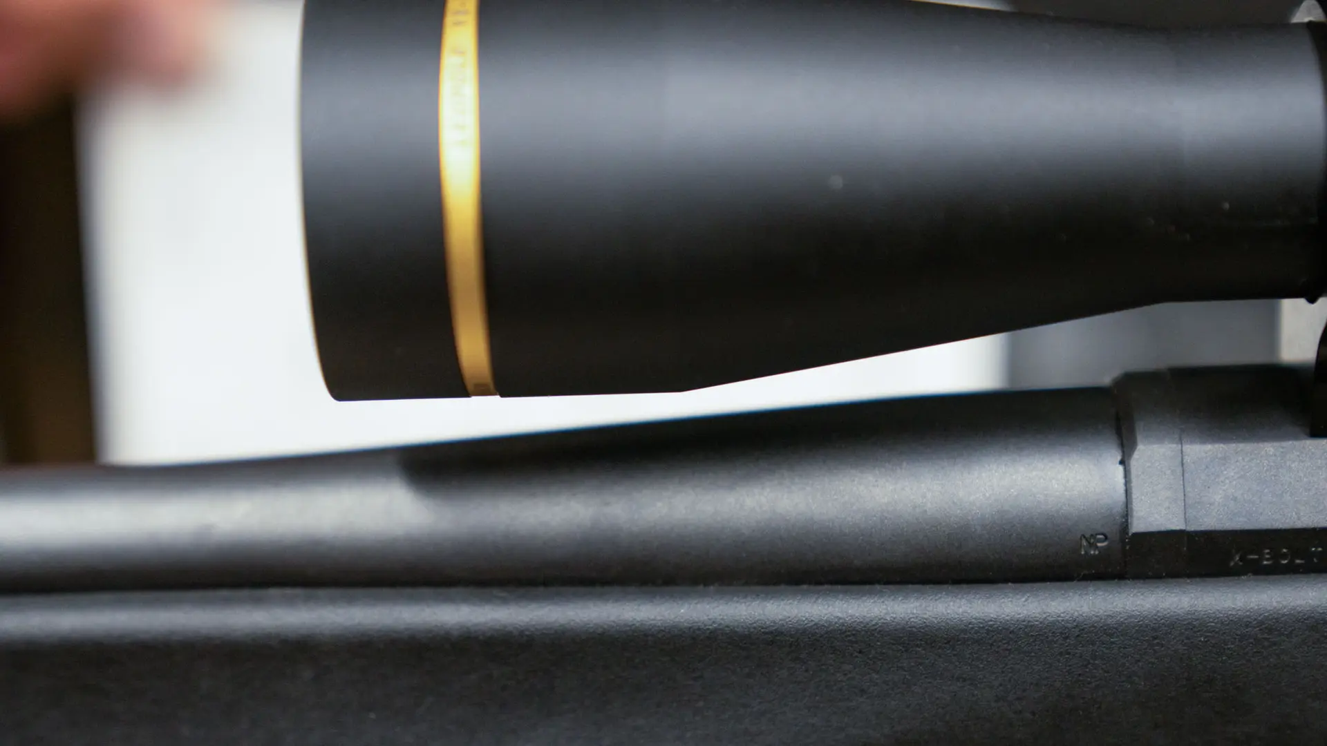 scope bell and rifle barrel