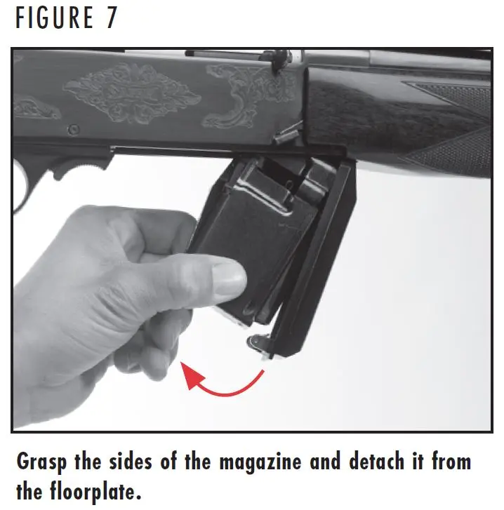 BAR MK II Rifle Removing Magazine from Floorplate Figure 7