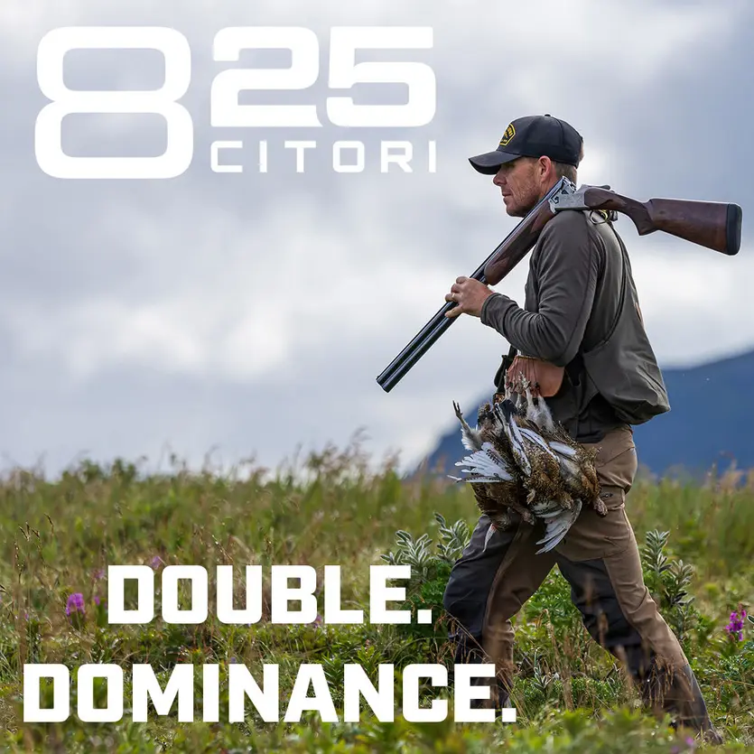 Citori 825 with ptarmigan