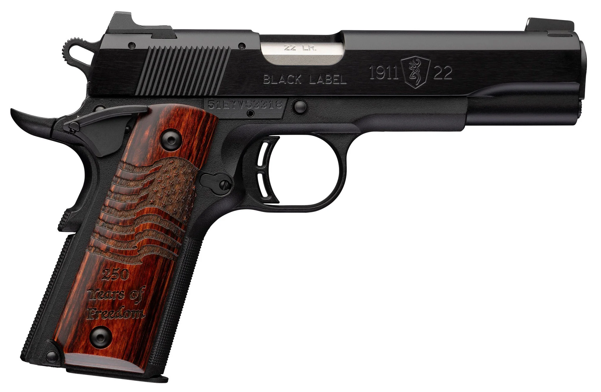 Browning 1911-22 BL Med Comp 250 FS 4 1/4 in. – Reliable Rimfire Pistol 6 Browning 1911-22 Black Label Medallion Composite 250 Full Size, Browning photo