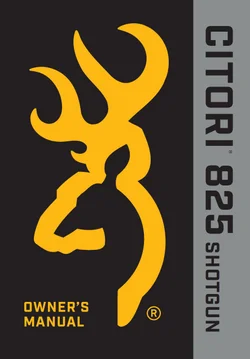 Citori 825 Owners Manual