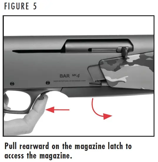 BAR MK 4 Rifle Magazine Release Figure 5