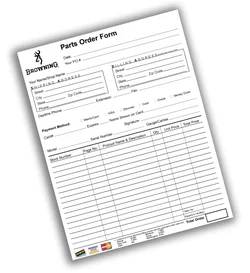 gun parts order form