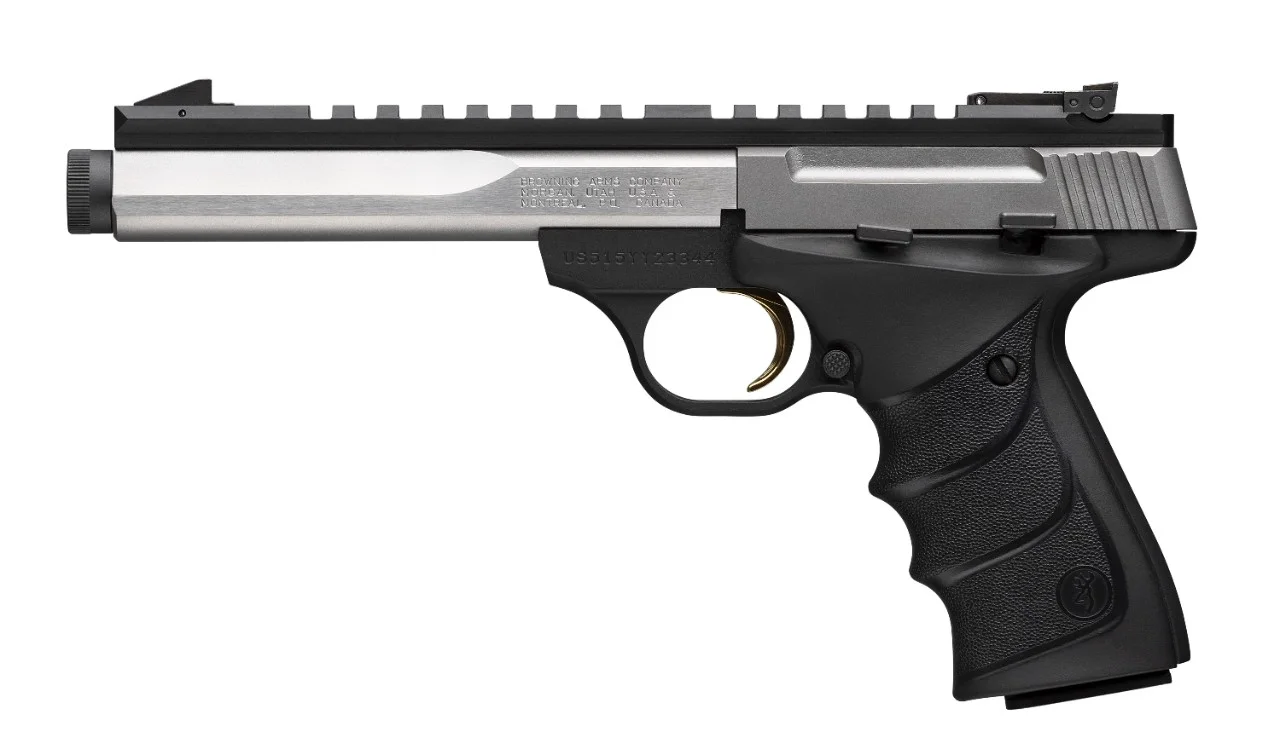 Browning Buck Mark Cntr SS 5 9 SR 22LR 5 9/10 in. – Reliable Rimfire Pistol 7 Browning Buck Mark Contour Stainless 5.9