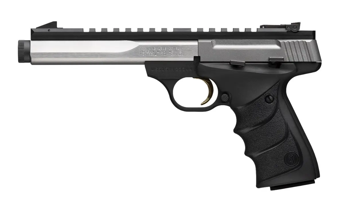 Buck Mark Contour Stainless 5.9" Suppressor Ready