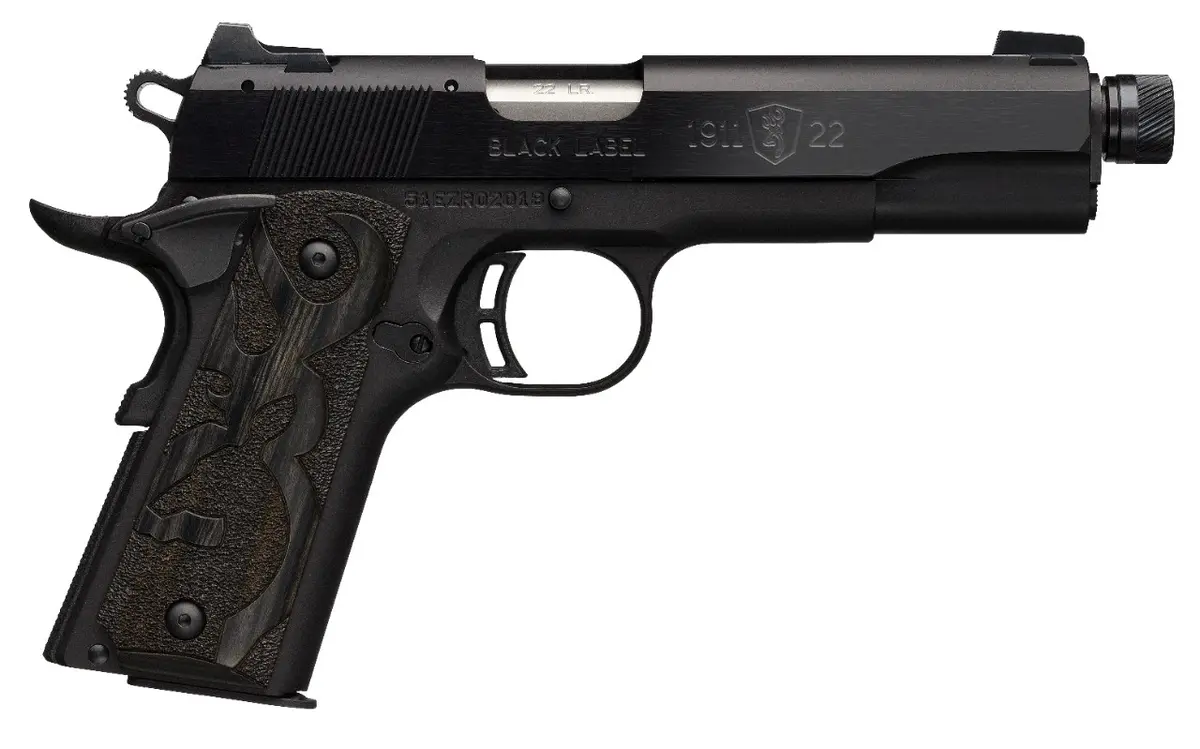 1911-22 Black Label Medallion Suppressor Ready Full Size
