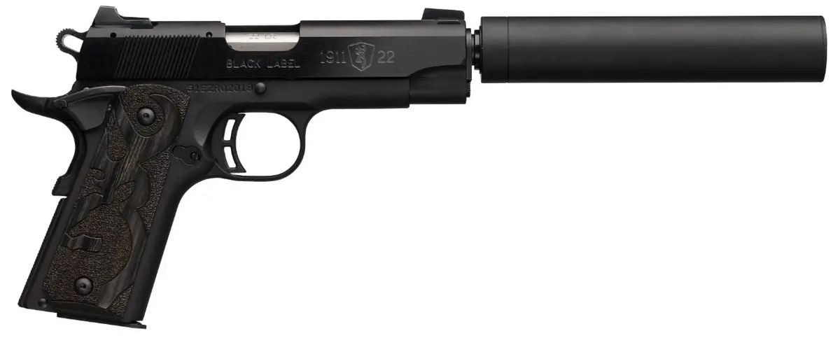 1911-22 Black Label Medallion Suppressor Ready Compact