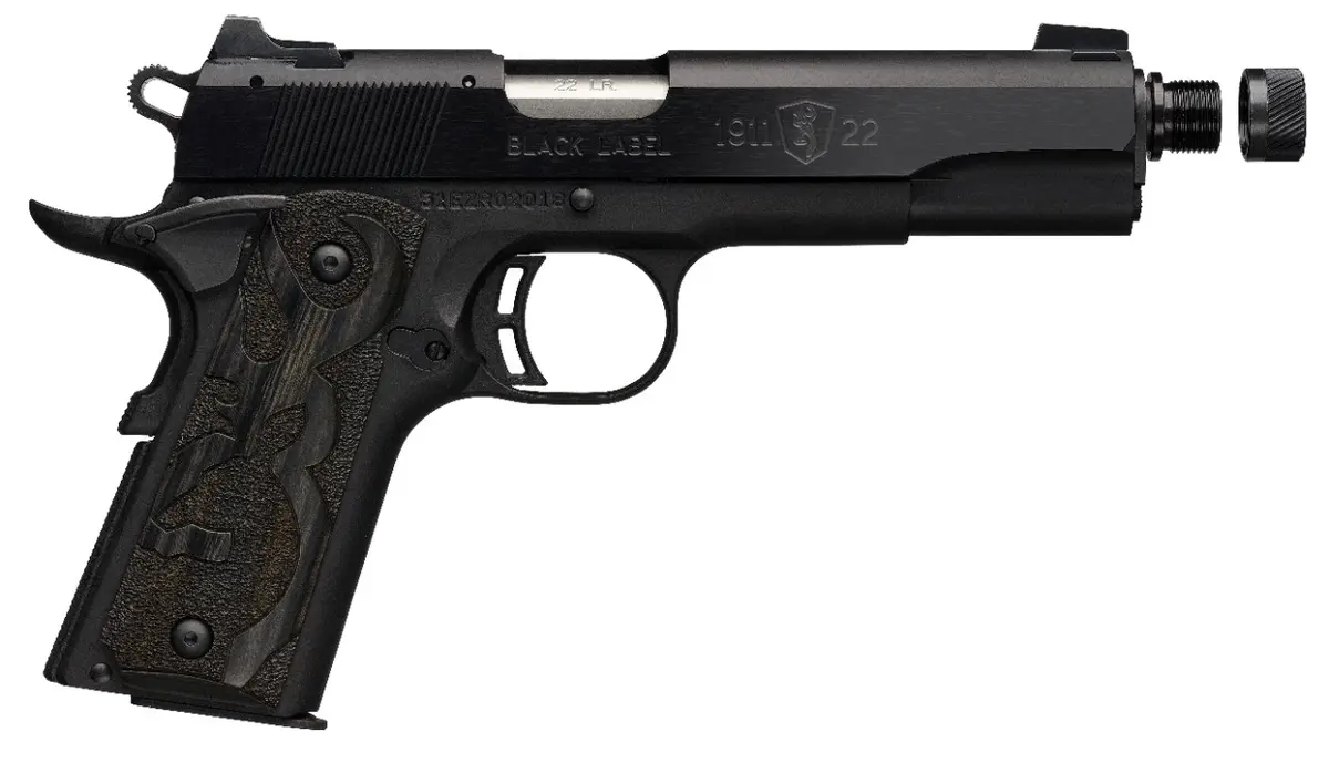1911-22 Black Label Medallion Suppressor Ready Full Size