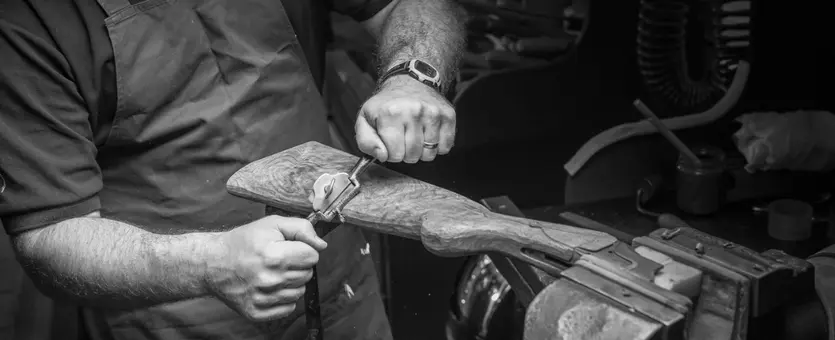 JMB Custom Shop stock carving