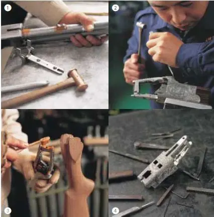 Exquisite hand work is one of the defining characteristics of Browning firearms produced in partnership with Miroku.