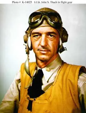 LCDR John Thach, XO of VF-3 and inventor of the Thach Weave.