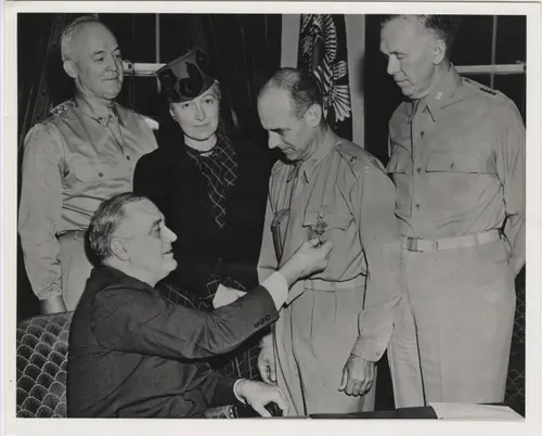 GEN Doolittle receives the Medal of Honor from FDR. 