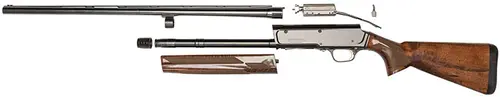 Browning A5 Sweet Sixteen semi-auto shotgun disassembled.