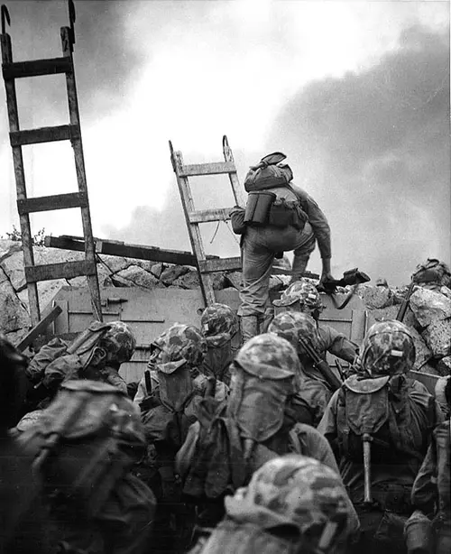 1LT Baldomero López was the first man out of his landing craft at Inchon