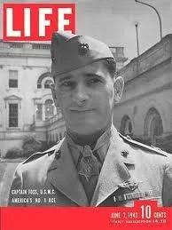 Captain Foss on Life magazine cover