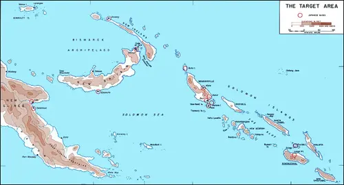 Map of Guadalcanal