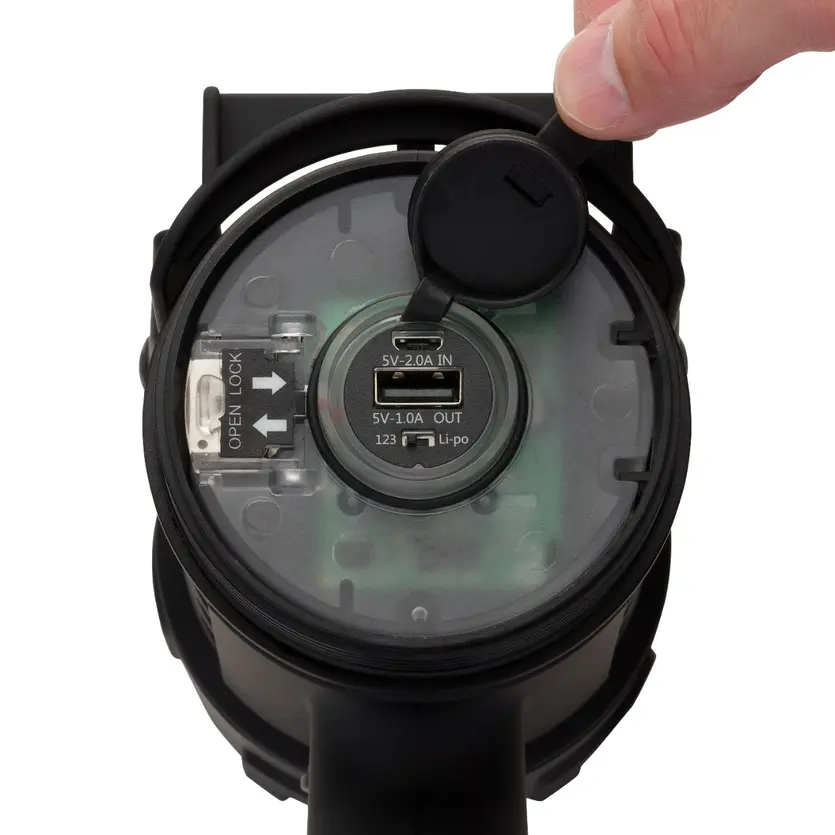 High Noon Pro USB Rechargeable Spotlight with Power Bank