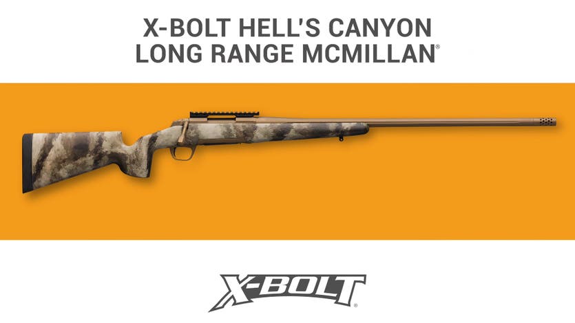X-Bolt Hell's Canyon Long Range McMillan Rifle