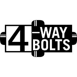 Gun safe 4-way door bolts logo
