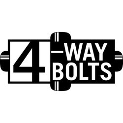 Gun safe 4-way door bolts logo