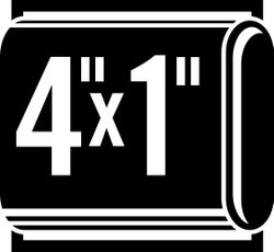 4 x 1 inch Logo