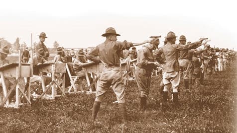 1911 Pistol shooting training