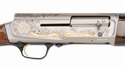 Ducks Unlimited engraved A5 shotgun receiver.