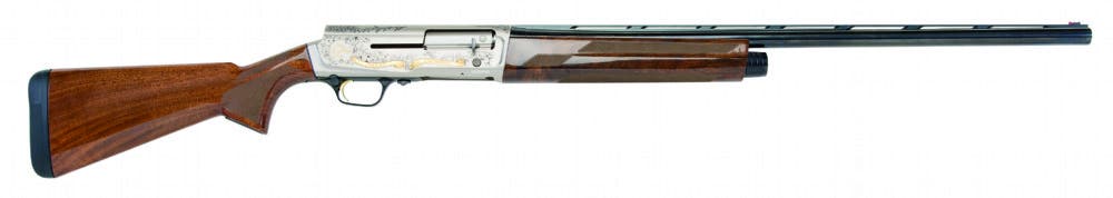 Ducks Unlimited engraved A5 semi-auto shotgun.