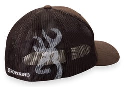 Buckmark logo on hat.