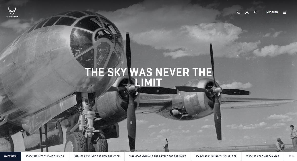 US Air Force — The Sky was Never The Limit.