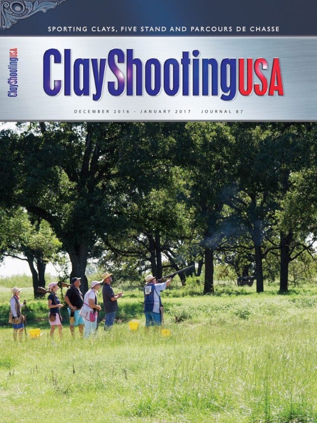 Clay Shooting USA magazine cover.