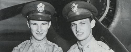 Lt. Ken Taylor and Lt. George Welch.