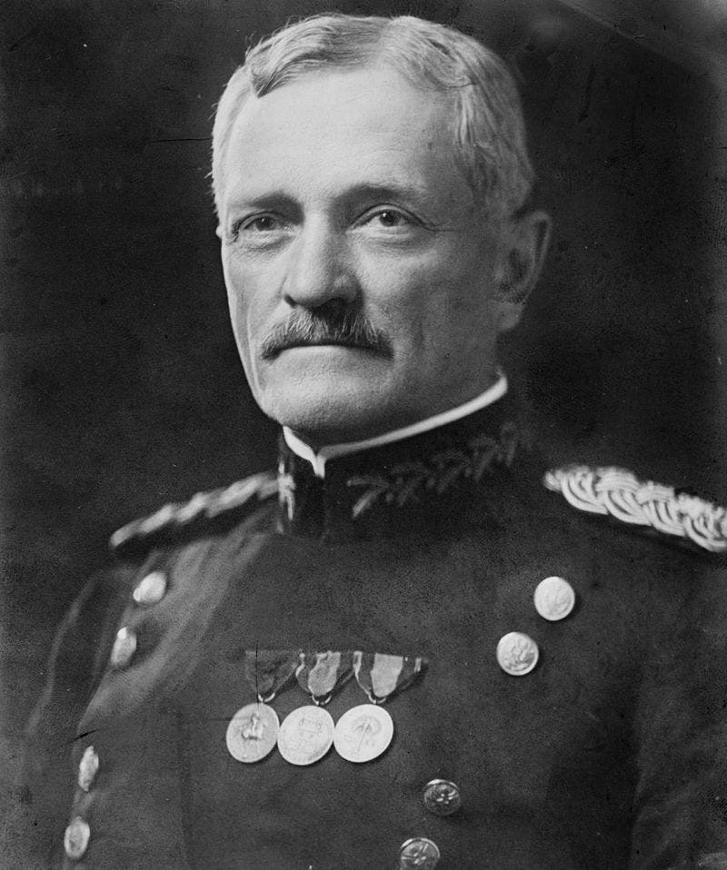 General John J. “Black Jack” Pershing, commander of the American Expeditionary Force in WWI. 