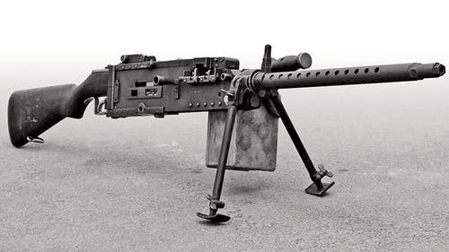 The Marines’ improvised “Stinger” .30 caliber Browning machine gun.
