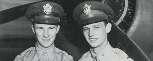 US Army Air Corps pilots 2LT George S. Welch and  2LT Kenneth Taylor 