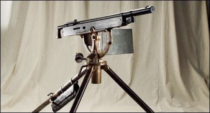 The two Model 1895 machine guns were privately purchased by family members of some of the Rough Riders. 