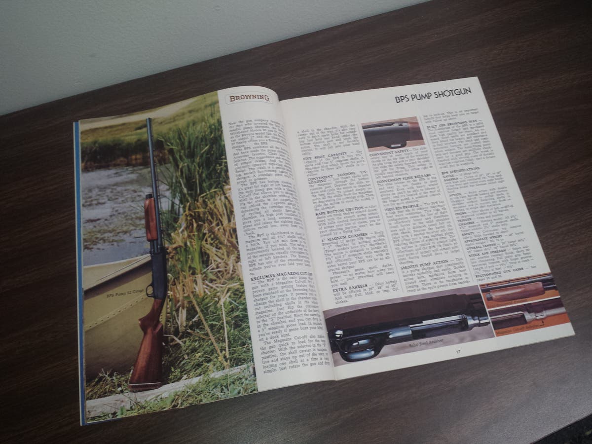 1978 Catalog showing the Browning BPS