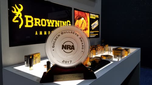 The 2017 NRA Golden Bullseye as the Ammo Product of the Year.