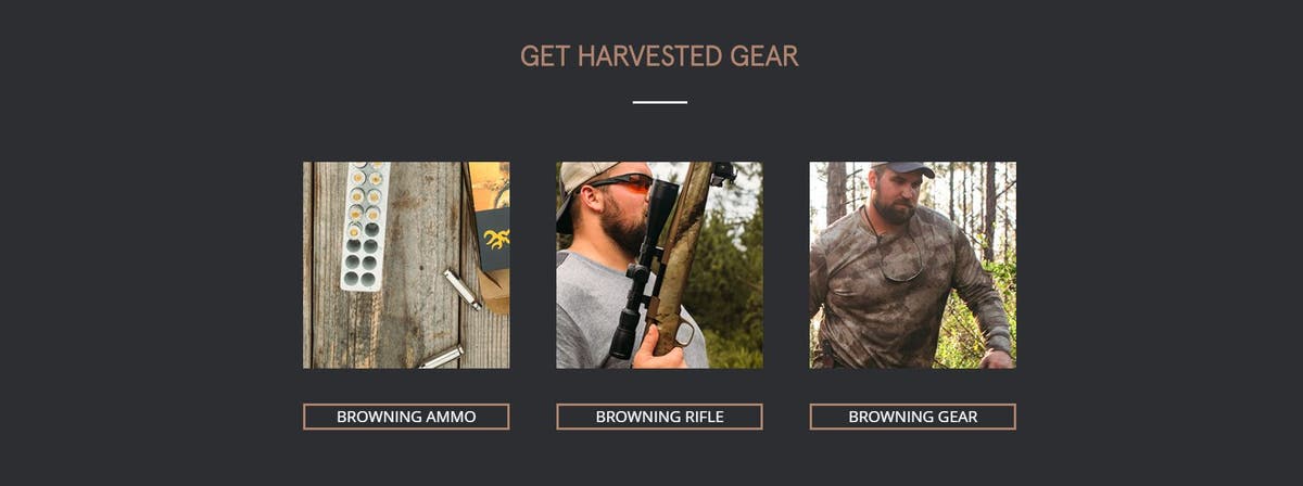 Get Harvested Gear banner
