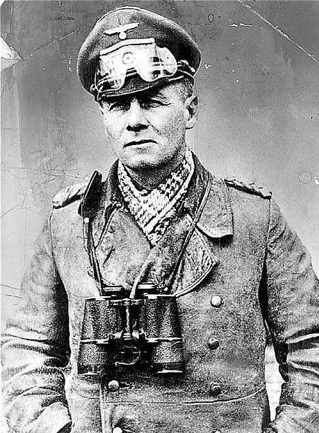 General Erwin Rommel, the German’s “Desert Fox” 