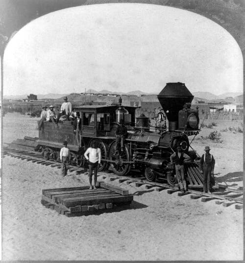 Railroad steam engine