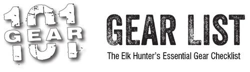 Gear 101 Gear List graphic