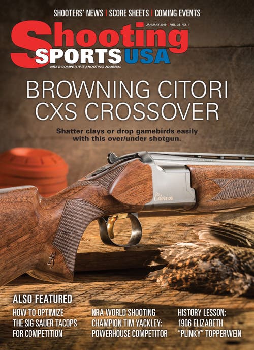 Browning Citori CXS  “Ideal Crossover Shotgun.” Magazine Cover