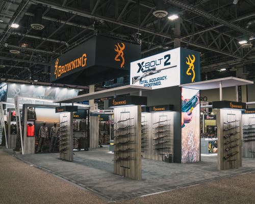 Browning Shot Show booth