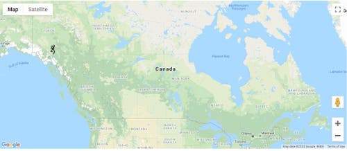 Google map -- dealer lookup for Canada.