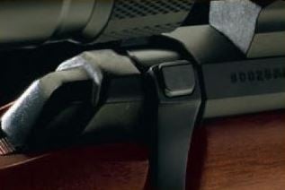 X-Bolt rifle bolt unlock button