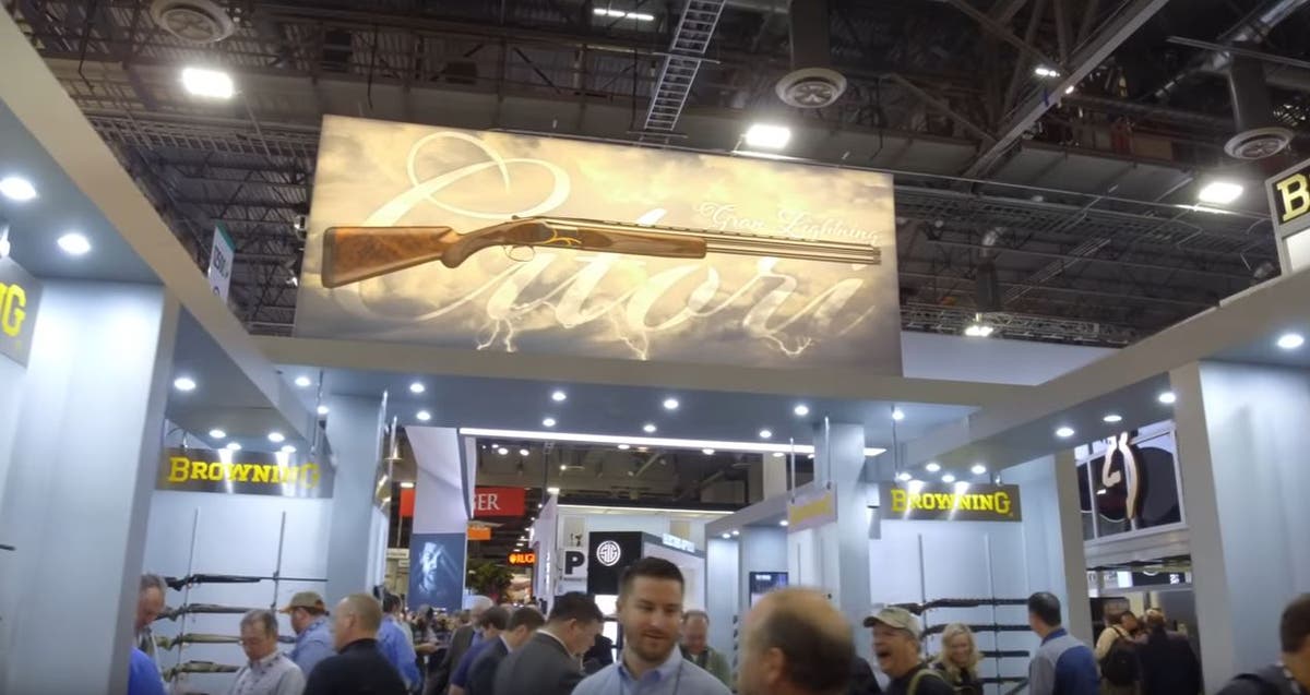 2018 Browning SHOT Show booth.