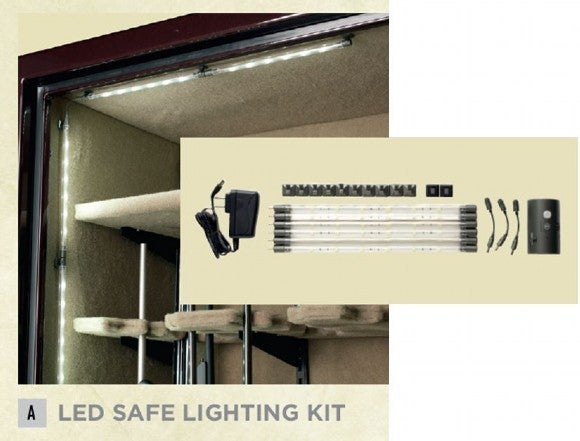 Gun safe lighting kit.