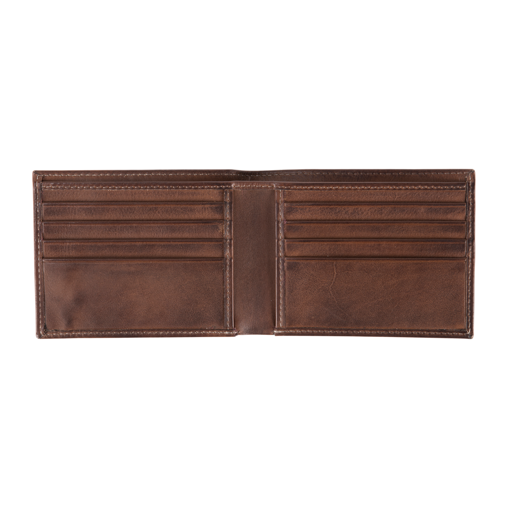 Leather Wallets for Men: Buck Brown Slim Card Wallet | KMM & Co. Yes